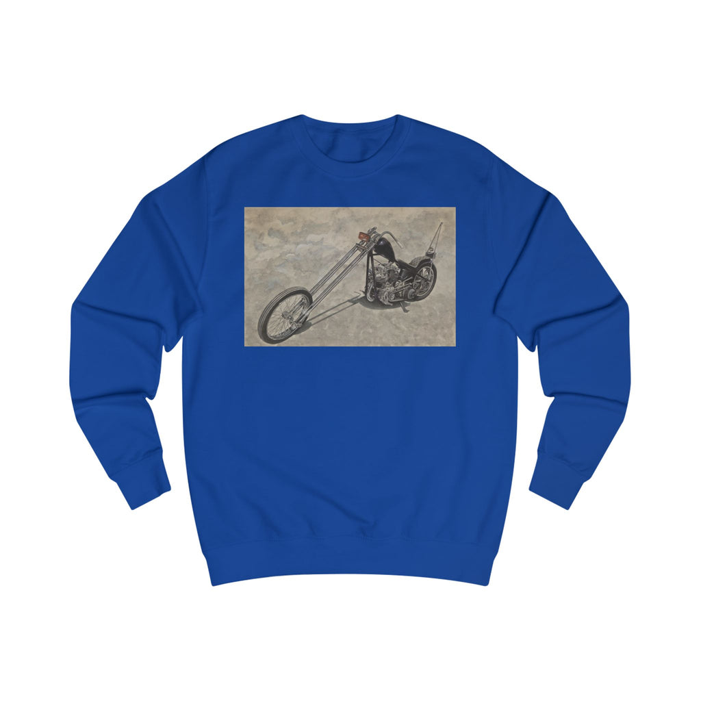 Minimalist Biker Art Sweatshirt