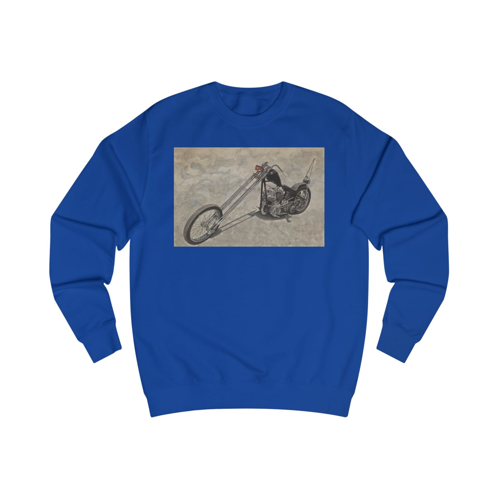 Minimalist Biker Art Sweatshirt