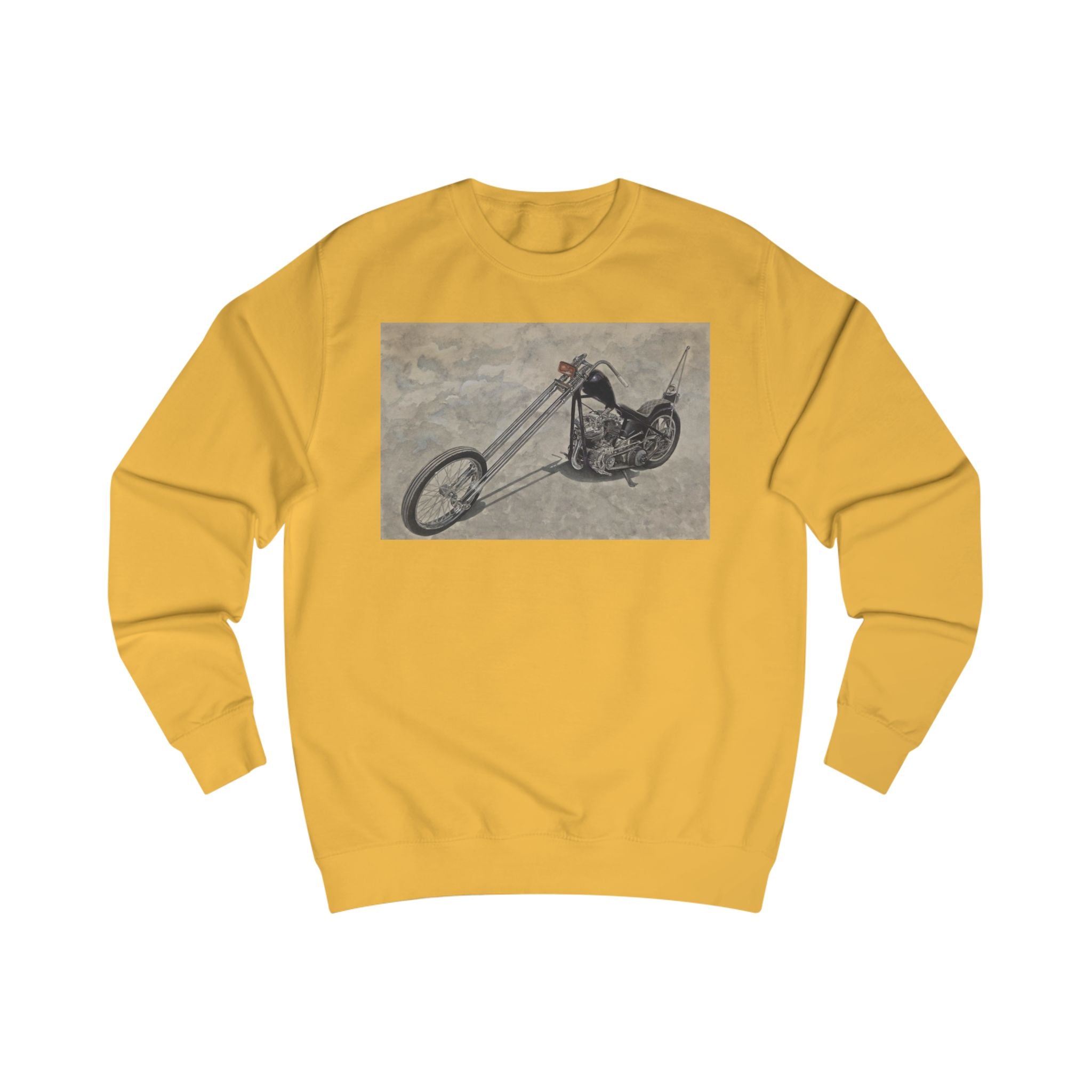 Minimalist Biker Art Sweatshirt