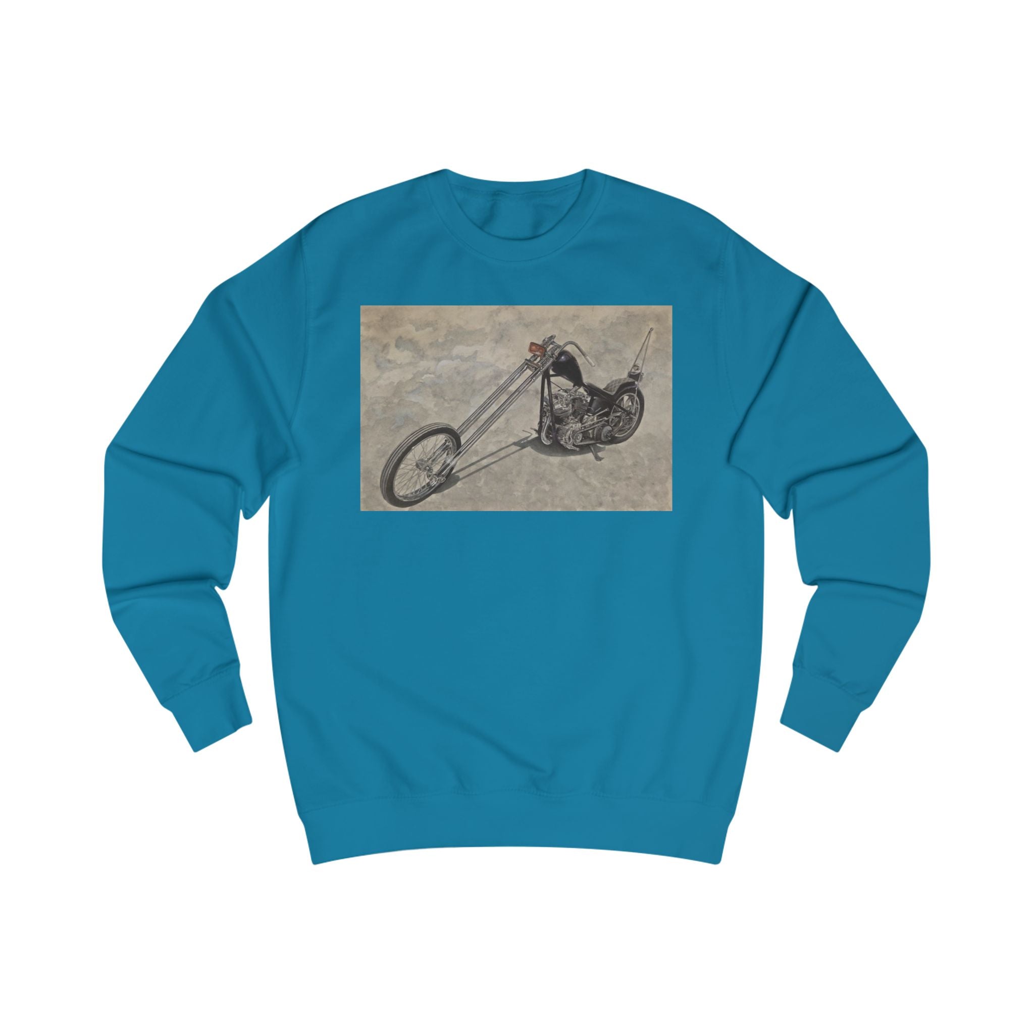 Minimalist Biker Art Sweatshirt