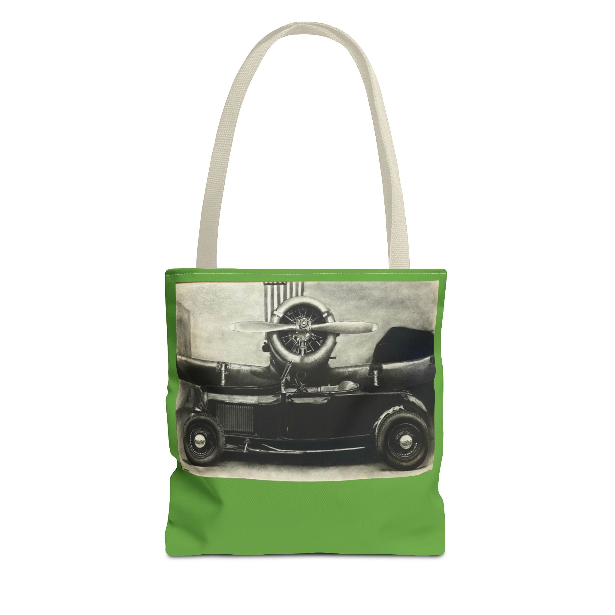 Wings Over Wheels Tote Bag